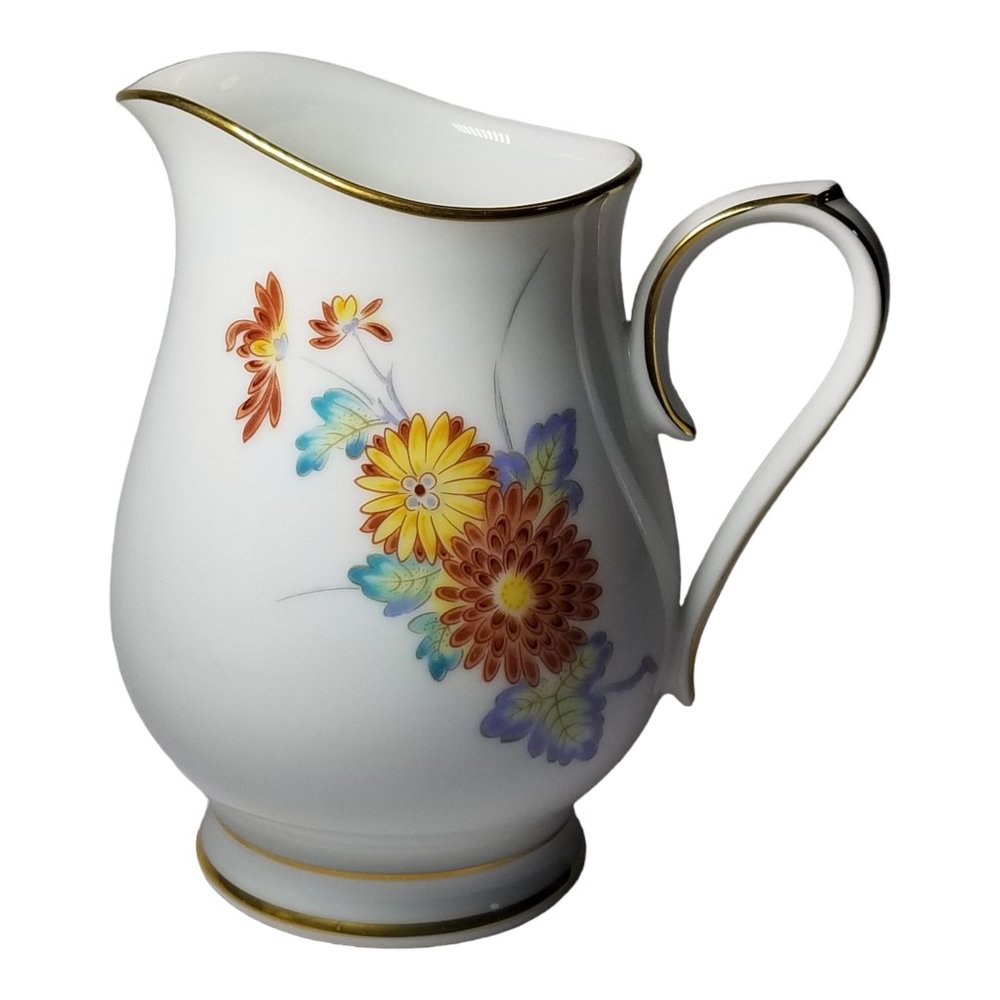 Noritake Ming White Bone China PitFloral & Gold Trim Vintage Pattern Japan 2931 - Picture 2 of 6